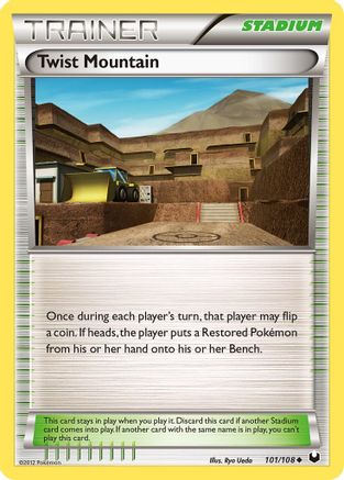 Twist Mountain - Reverse Holofoil Dark Explorers - Uncommon