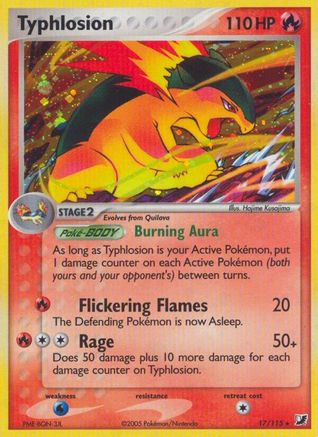 Typhlosion - Reverse Holofoil Unseen Forces - Holo Rare