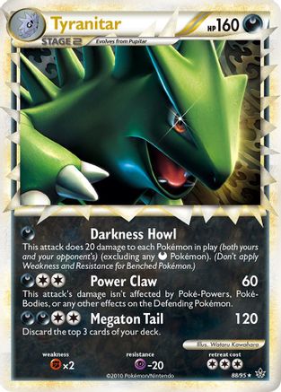 Tyranitar (Prime) - Holofoil Unleashed - Ultra Rare