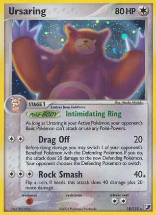 Ursaring - Holofoil Unseen Forces - Holo Rare