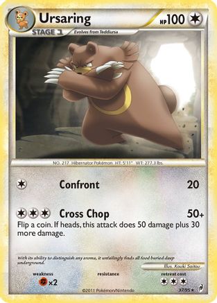 Ursaring - Reverse Holofoil Call of Legends - Rare