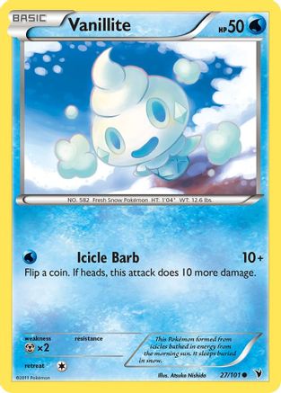 Vanillite - Reverse Holofoil Noble Victories - Common