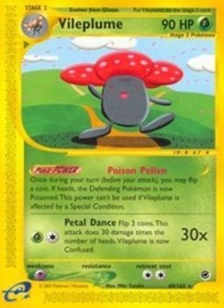 Vileplume (69) (69) 069 - Reverse Holofoil Expedition - Rare