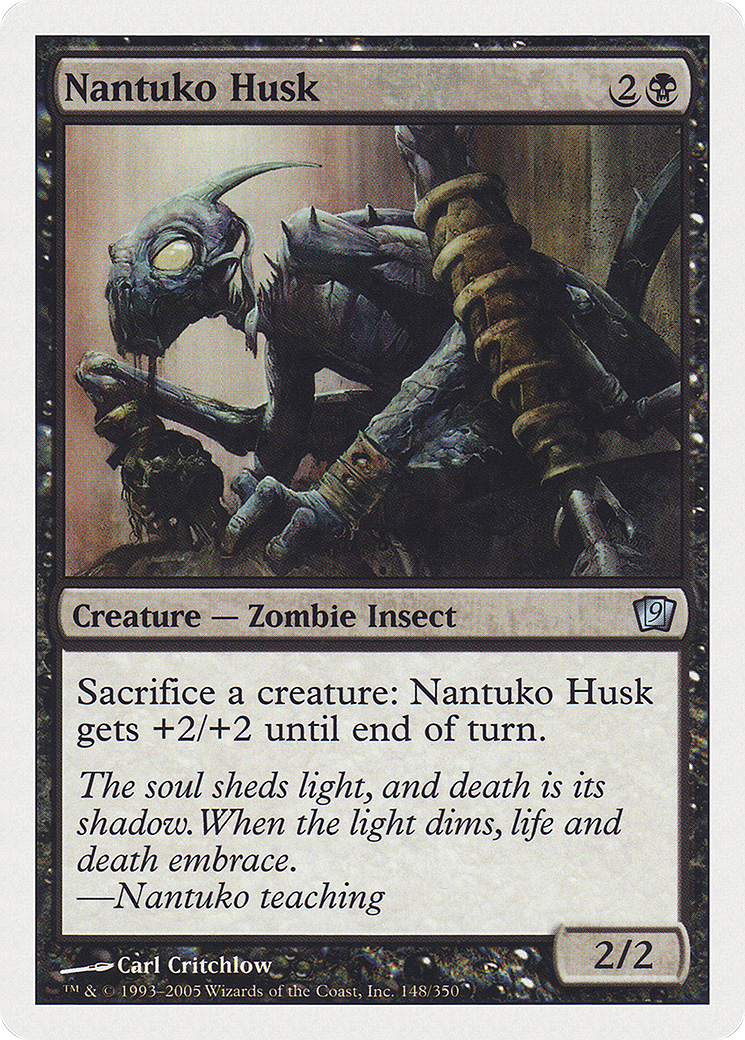 Nantuko Husk (9ED-148) - 9th Edition Foil