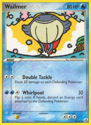 Wailmer 069 - Reverse Holofoil Legend Maker - Common