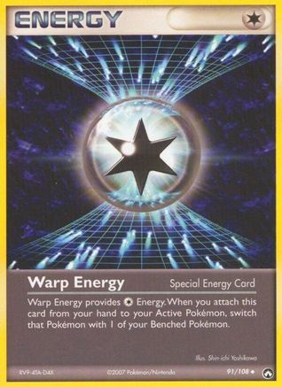 Warp Energy - Reverse Holofoil Power Keepers - Uncommon