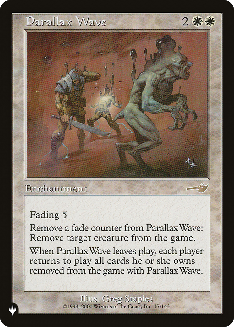 Parallax Wave (LIST-NEM-17) - The List