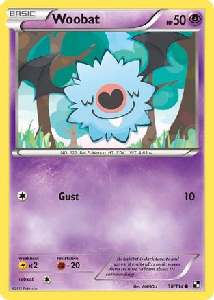 Woobat Black and White - Common