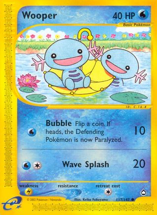 Wooper (117) Aquapolis - Common