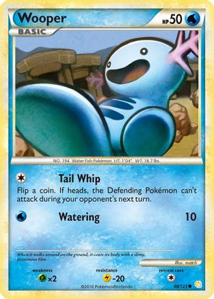 Wooper 088 HeartGold SoulSilver - Common