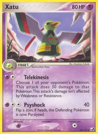 Xatu - Reverse Holofoil Unseen Forces - Uncommon