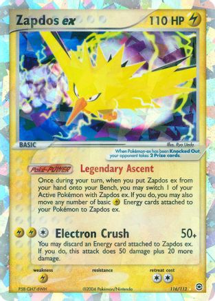Zapdos ex FireRed & LeafGreen - Secret Rare