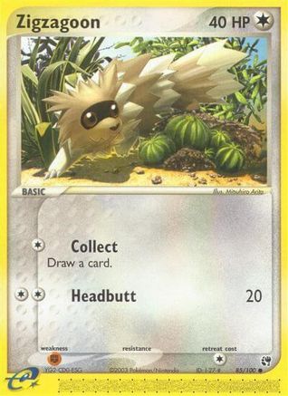 Zigzagoon - Reverse Holofoil Sandstorm - Common