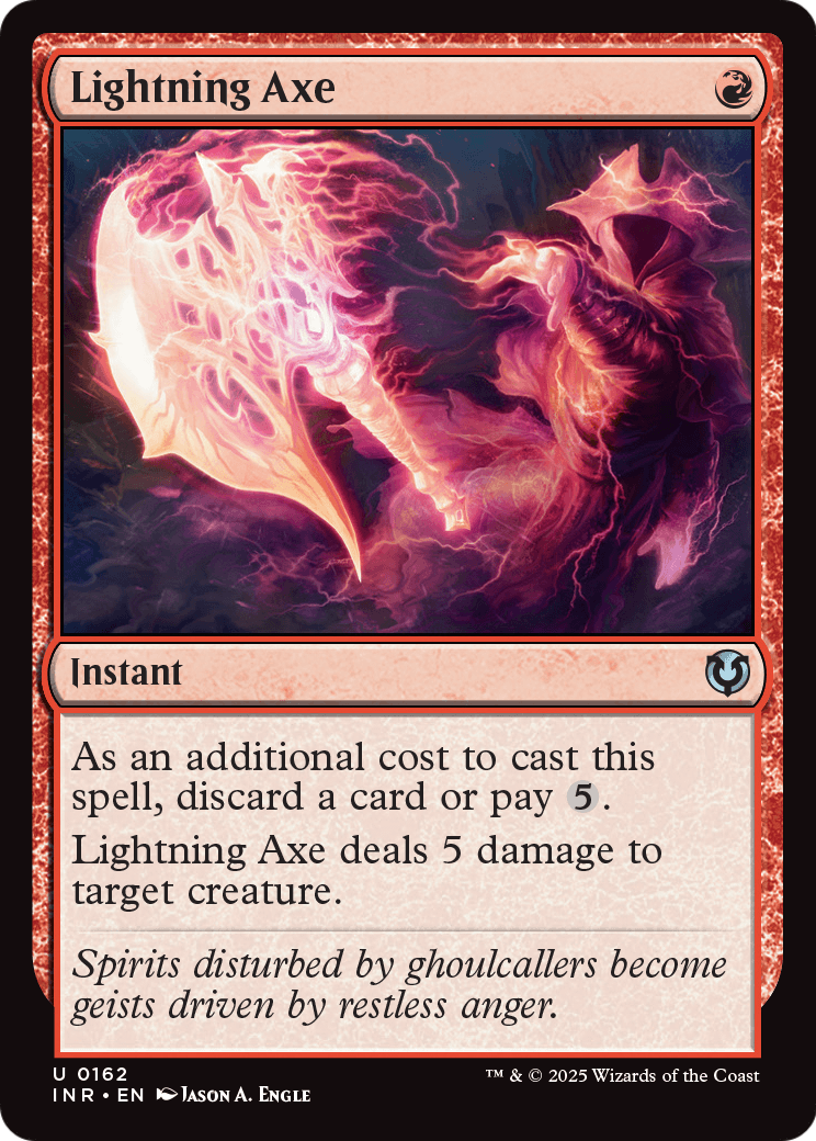 Lightning Axe (INR-162) - Innistrad Remastered Foil