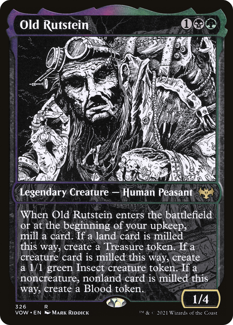 Old Rutstein (Showcase) (VOW-326) - Innistrad: Crimson Vow: (Showcase) Foil
