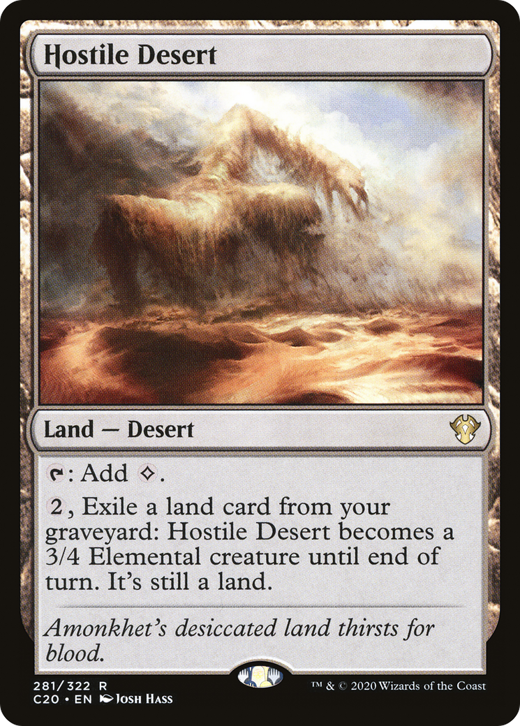 Hostile Desert (C20-281) - Commander 2020