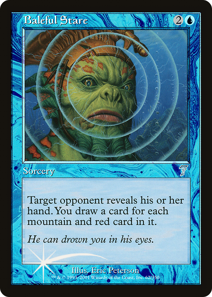 Baleful Stare (7ED-62★) - 7th Edition