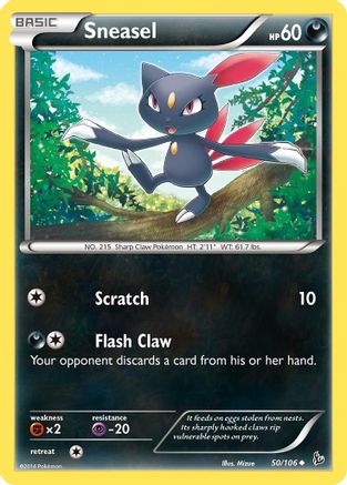 Sneasel (50) (50) 050 XY Flashfire - Uncommon