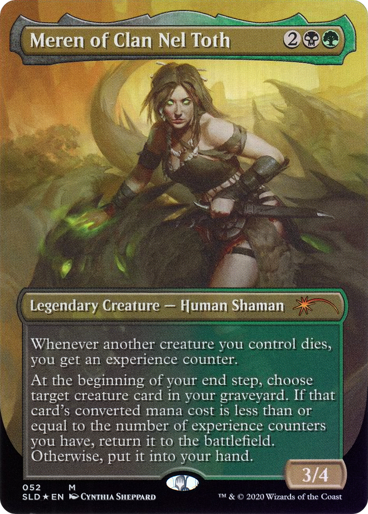 Meren of Clan Nel Toth (SLD-052) - Secret Lair Drop (Borderless) Foil