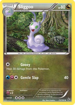 Sliggoo 073 - Reverse Holofoil XY Flashfire - Uncommon
