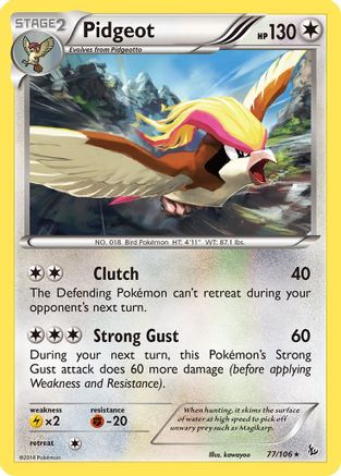 Pidgeot 077 XY Flashfire - Rare