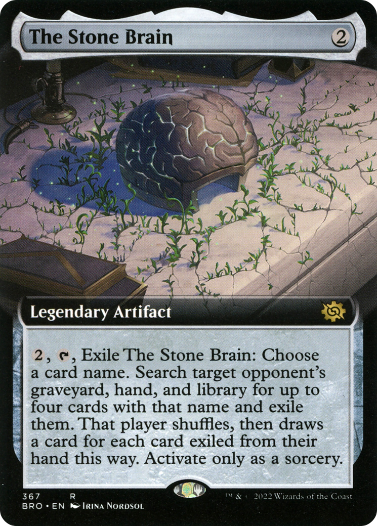 The Stone Brain (Extended Art) (BRO-367) - The Brothers' War: (Extended Art)
