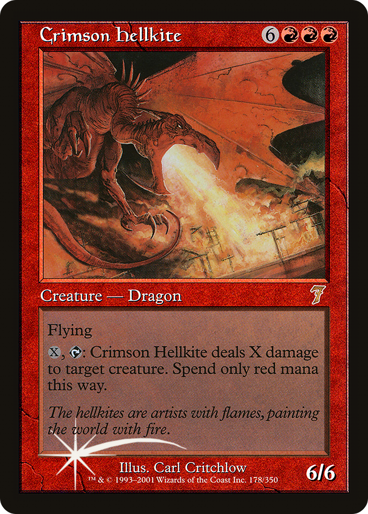 Crimson Hellkite (7ED-178★) - 7th Edition