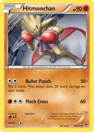 Hitmonchan 048 XY Furious Fists - Uncommon