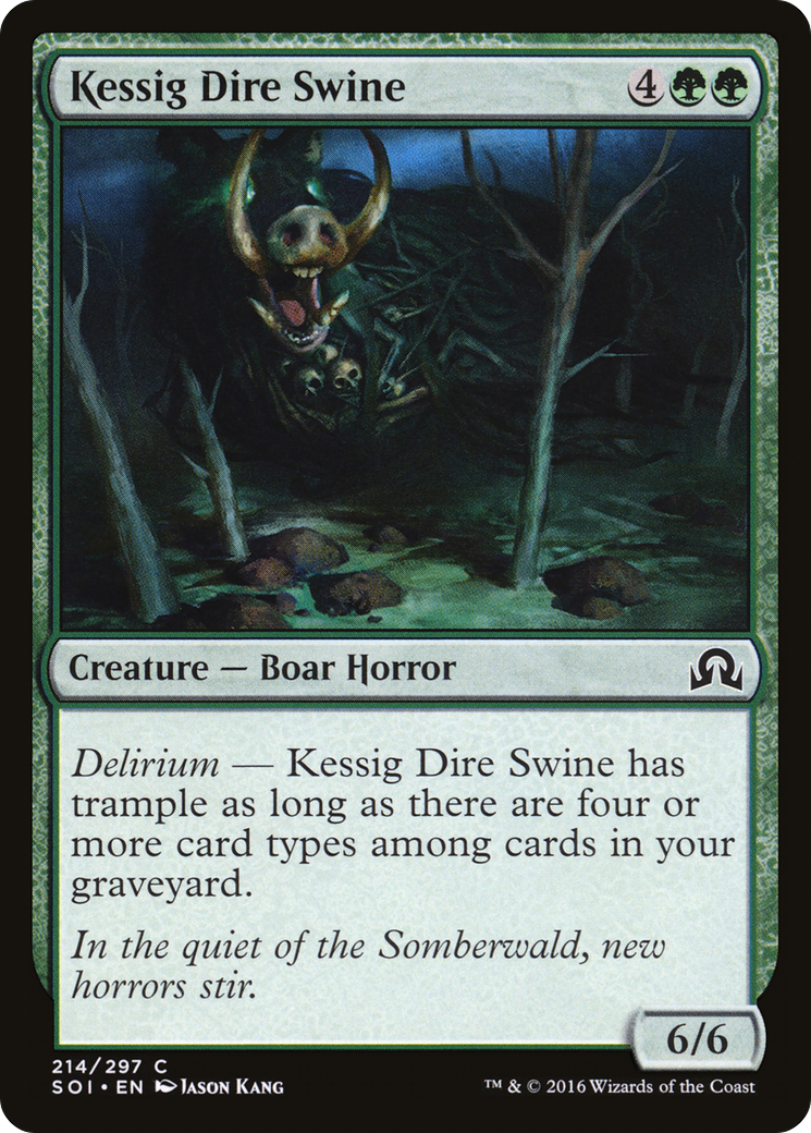 Kessig Dire Swine (SOI-214) - Shadows over Innistrad Foil