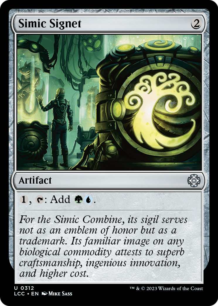 Simic Signet (LCC-312) - The Lost Caverns of Ixalan Commander