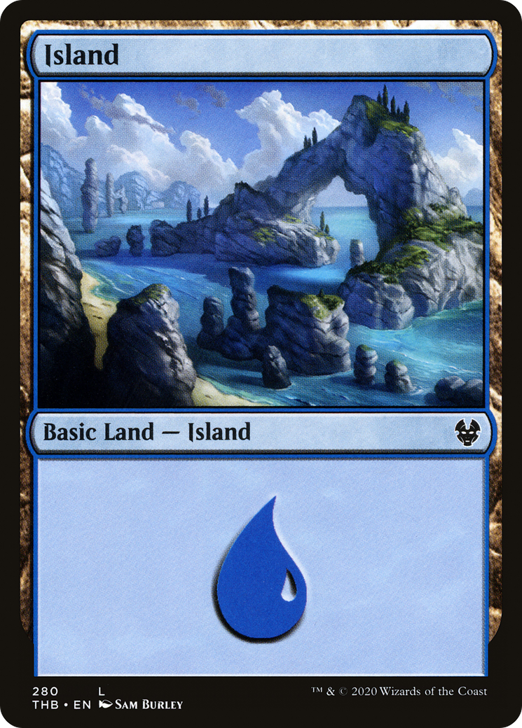 Island (280) (THB-280) - Theros Beyond Death Foil