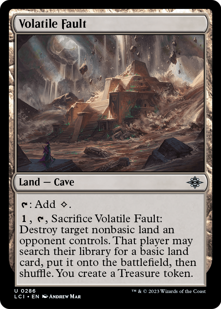 Volatile Fault (LCI-286) - The Lost Caverns of Ixalan Foil