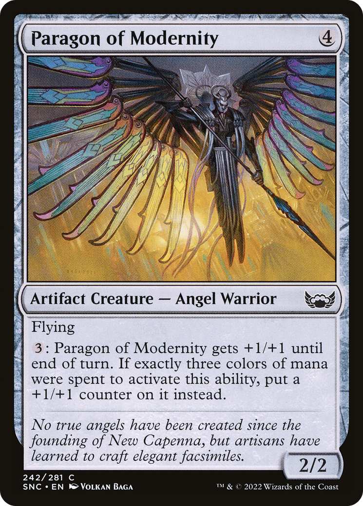 Paragon of Modernity (SNC-242) - Streets of New Capenna Foil