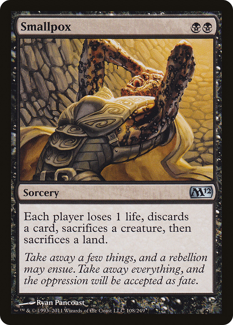 Smallpox (M12-108) - Magic 2012 Foil