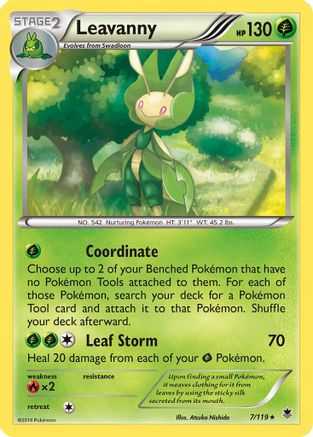 Leavanny 007 XY Phantom Forces - Rare