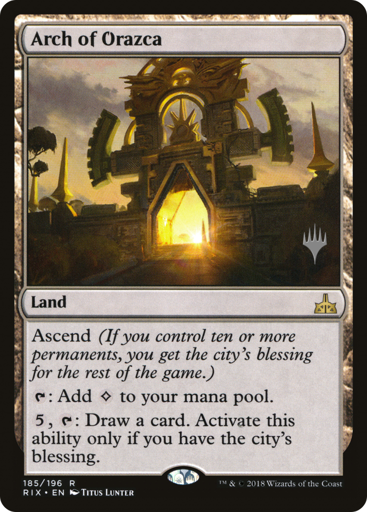 Arch of Orazca (PPM20-185P) - Rivals of Ixalan Promos Foil