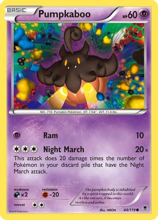 Pumpkaboo 044 XY Phantom Forces - Common