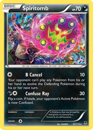 Spiritomb 055 XY Phantom Forces - Rare