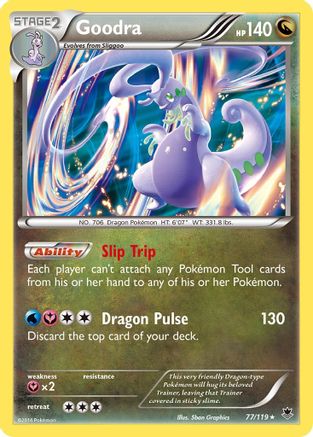 Goodra 077/119 - Holofoil XY Phantom Forces - Holo Rare