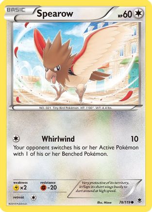 Spearow XY Phantom Forces - Common