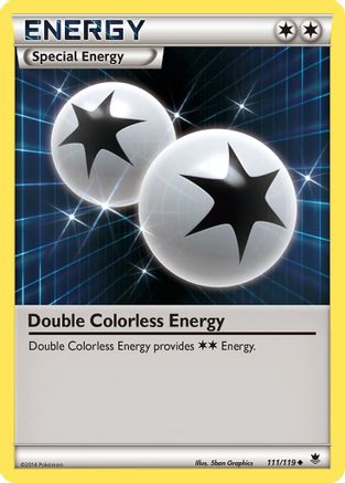 Double Colorless Energy 111 XY Phantom Forces - Uncommon