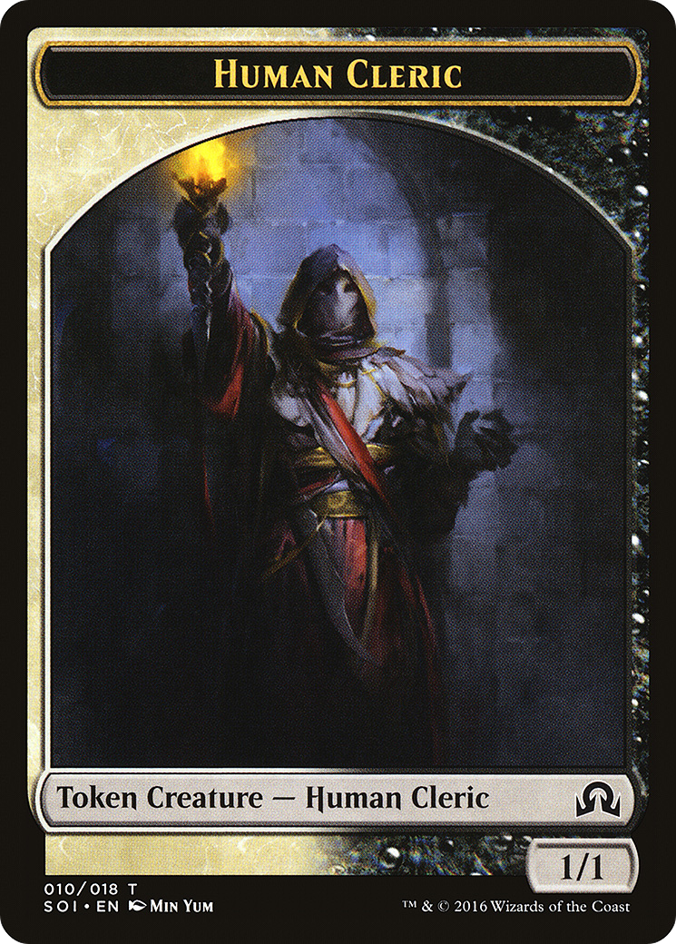 Human Cleric Token (SOI-010) - Shadows over Innistrad Tokens