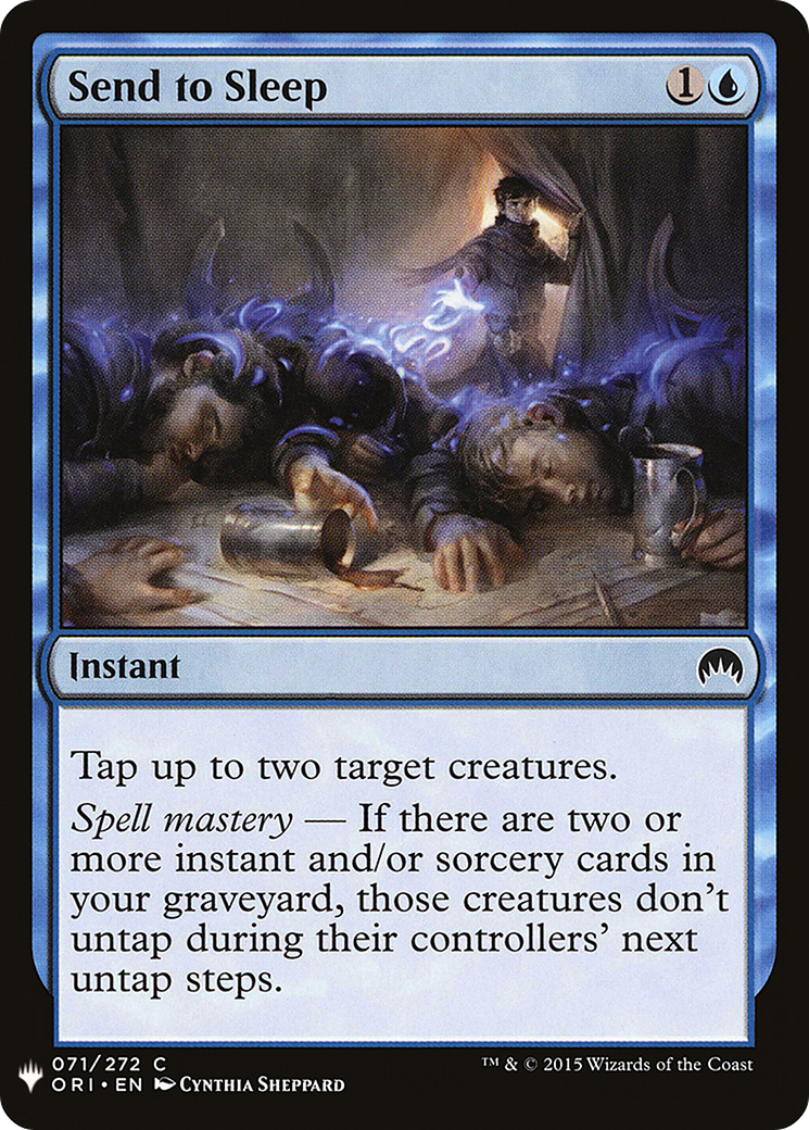 Send to Sleep (LIST-ORI-71) - The List