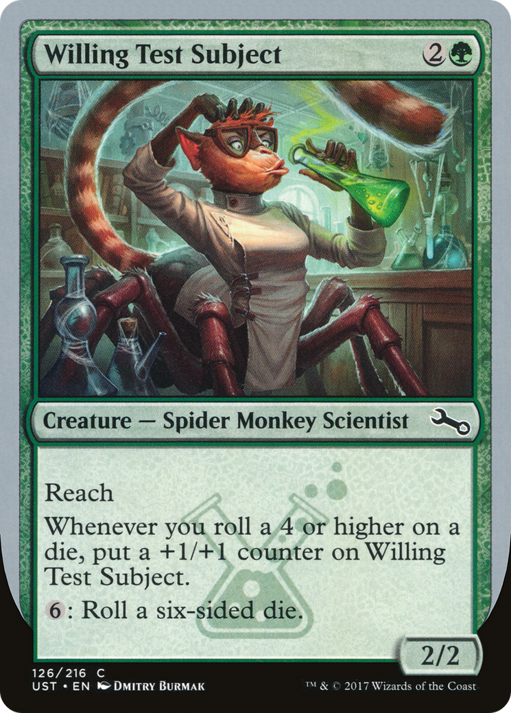 Willing Test Subject (UST-126) - Unstable