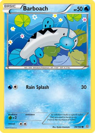 Barboach - Reverse Holofoil XY Primal Clash - Common