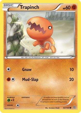 Trapinch 082 XY Primal Clash - Common
