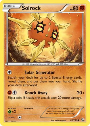 Solrock XY Primal Clash - Common