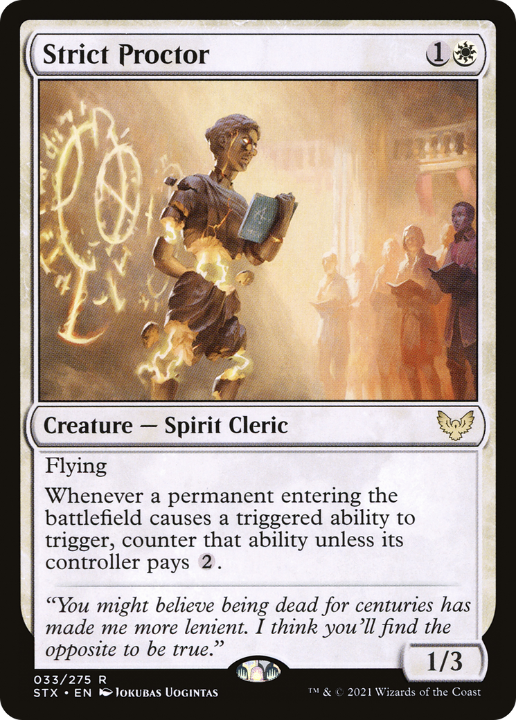 Strict Proctor (STX-033) - Strixhaven: School of Mages Foil