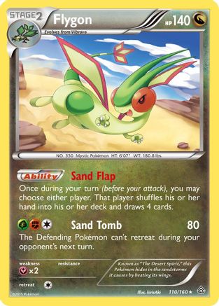Flygon 110 - Holofoil XY Primal Clash - Holo Rare
