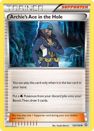Archie's Ace in the Hole 124 XY Primal Clash - Uncommon